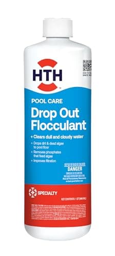HTH Pool Care Drop Out Flocculant, 32 oz