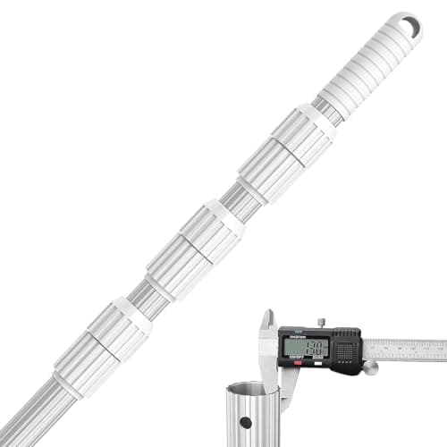 ARLBA Telescoping Pool Pole, 16.5 ft, 4-section aluminum