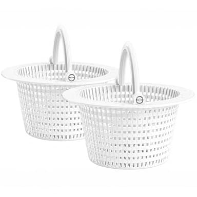 FibroPool Above-Ground Skimmer Basket, 2-pack, Pivot Handle