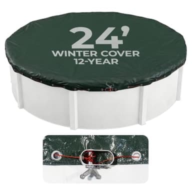 Blue Wave Arctic Armor Round Above-Ground Winter Cover, 24 ft