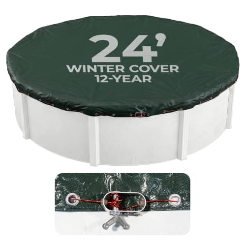 Blue Wave Arctic Armor Round Above-Ground Winter Cover, 24 ft