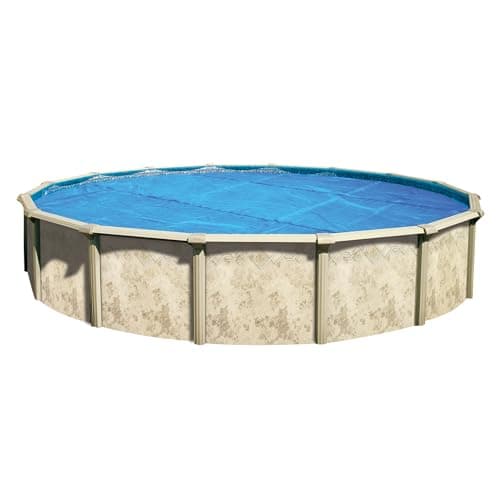 In The Swim Standard Blue Round Solar Cover, 8 Mil, 18 ft