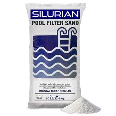 U.S. Silica Silurian 20 Grade Angular Pool Filter Sand, 50 lb