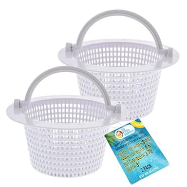 U.S. Pool Supply Above-Ground Thru-Wall Skimmer Baskets, 2-pack