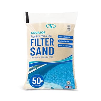 Aqua Joe Premium Pool & Spa Filter Sand, 50 lb, FLTSAND50