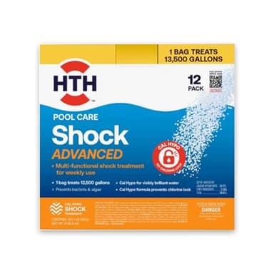 HTH Pool Care Shock Advanced, cal hypo, 12 pack