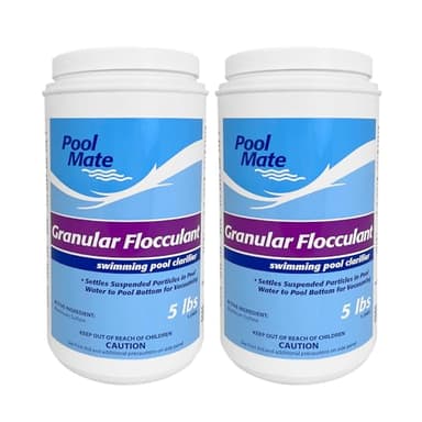 Pool Mate Premium Granular Flocculant, 5 lb, 2-pack
