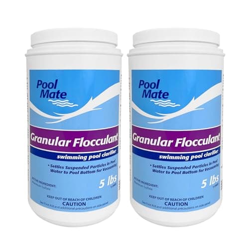 Pool Mate Premium Granular Flocculant, 5 lb, 2-pack