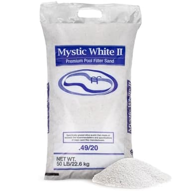 U.S. Silica Mystic White II Pool Filter Sand, 50 lb