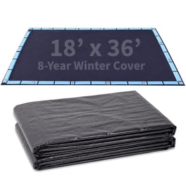 Blue Wave Arctic Armor Rectangular In-Ground Winter Cover, 18 x 36 ft