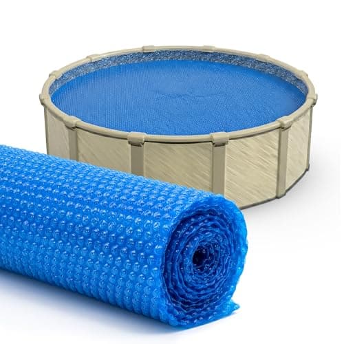 Sun2Solar Blue Round Solar Cover, 12 Mil, 24 ft