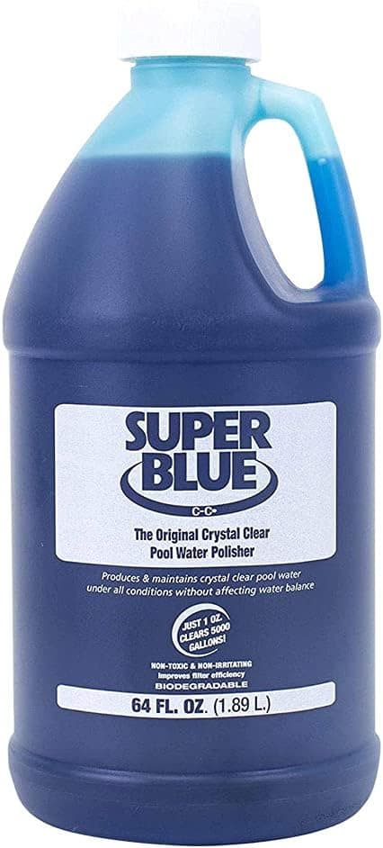 GLB Super Blue Pool Clarifier, 64 oz