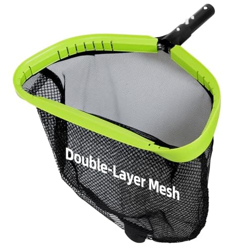 Sepetrel Professional Pool Leaf Skimmer Net, double-layer deep bag