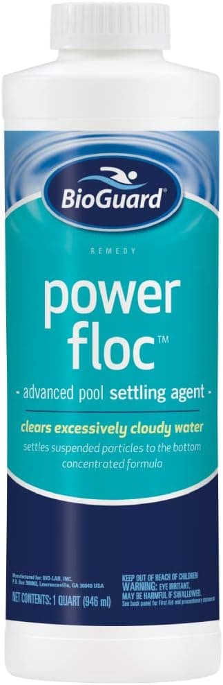 BioGuard PowerFloc Advanced Pool Settling Agent, 1 quart