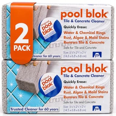 Pumie Pool Blok Pumice Stone, 2-pack