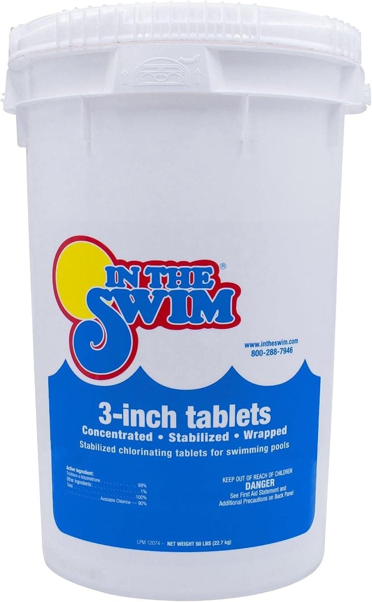 In The Swim 3 Inch Stabilized Chlorine Tablets, 50 lb