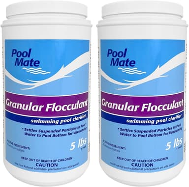 Pool Mate Premium Granular Flocculant, 5 lb, 2-pack
