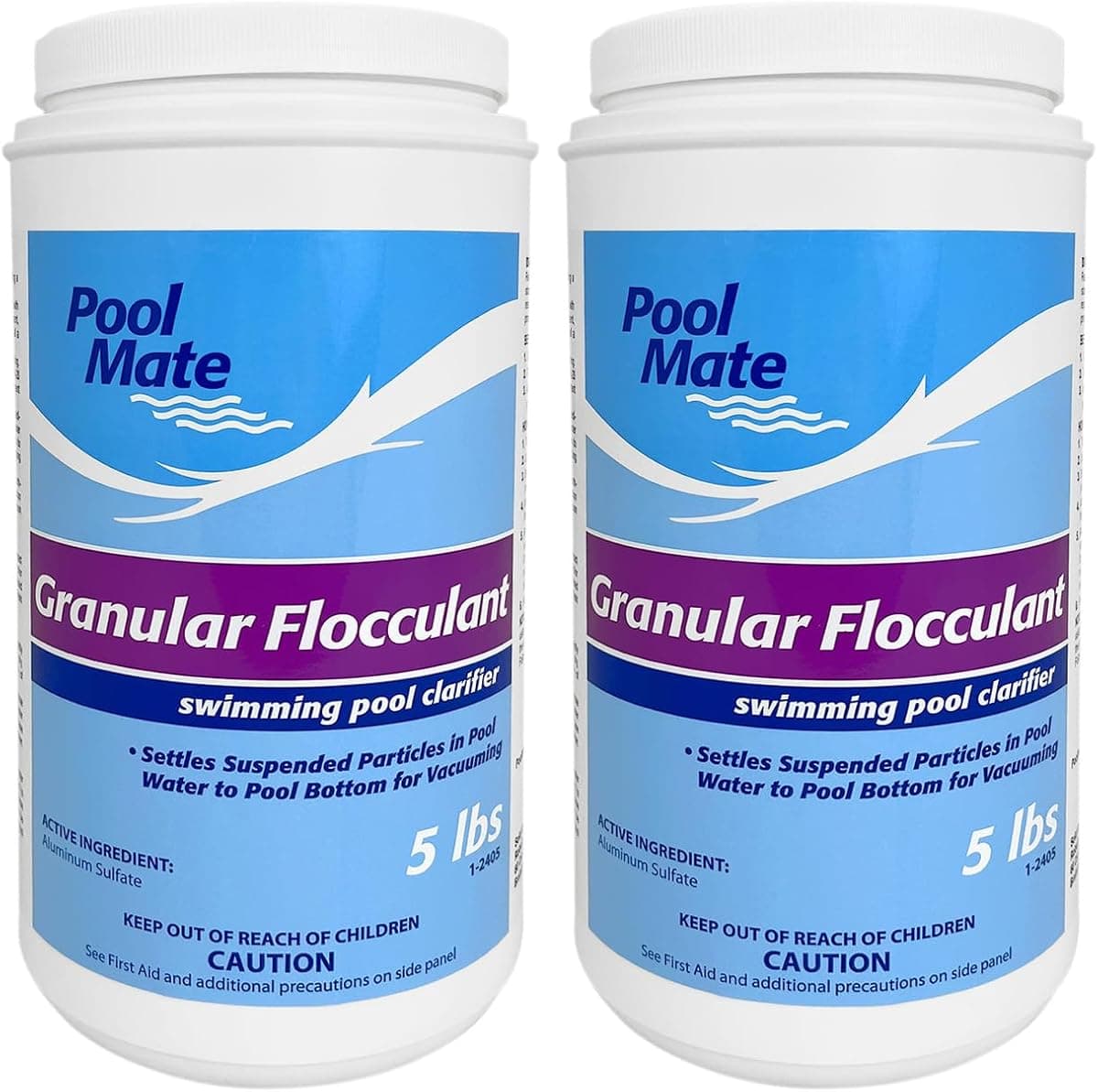 Pool Mate Premium Granular Flocculant, 5 lb, 2-pack
