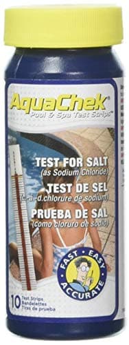 AquaChek Salt Test Strip Titrators, 10 strips