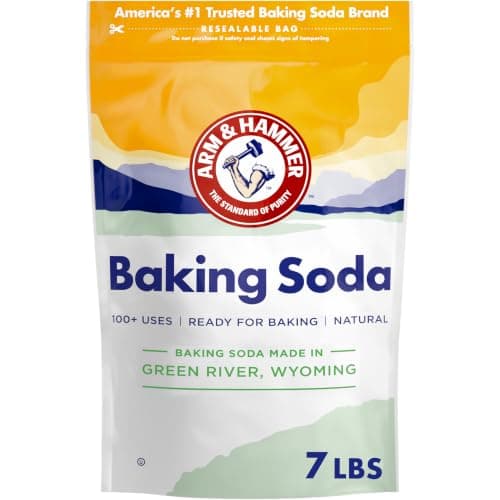 Arm & Hammer Baking Soda, 100% Pure Sodium Bicarbonate, 7 lb