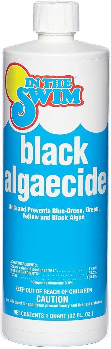 In The Swim Black Algaecide, copper sulfate pentahydrate, 1 quart