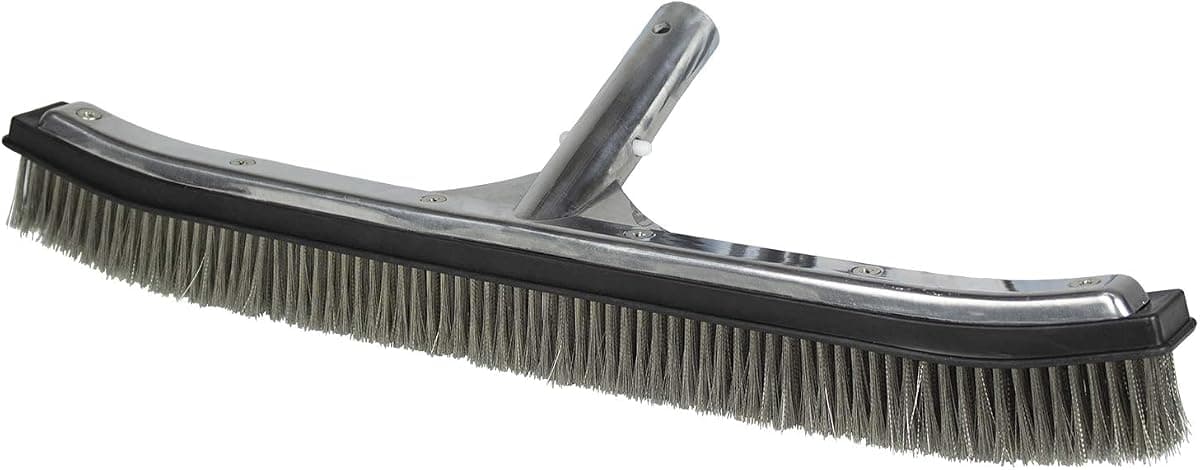 Poolmaster 18-Inch Stainless Steel Pool Algae Brush