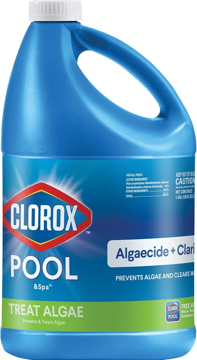 Clorox Pool&Spa Swimming Pool Algaecide and Clarifier