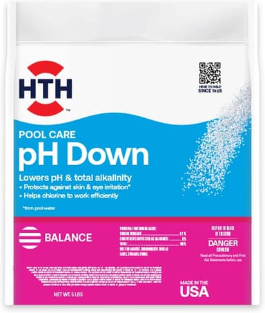 HTH Pool Care pH Down, 5 lb