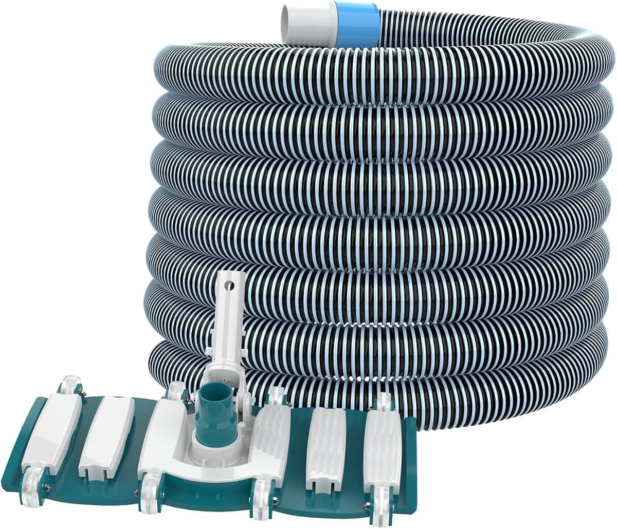 POOLWHALE Pool Vacuum Head and 36 ft Hose Kit