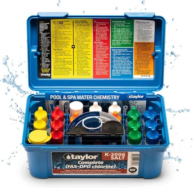 Taylor Technologies K-2006-SALT FAS-DPD 9-in-1 Test Kit